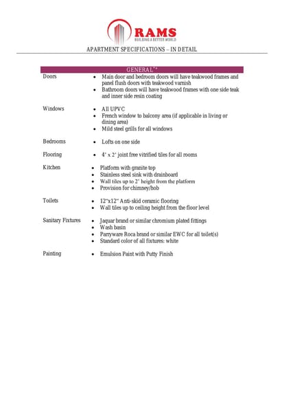 Rams Swarna Ganga Brochure Image 7