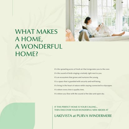 Purva Windermere Brochure Image 2