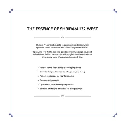Shriram 122 West Brochure Image 4
