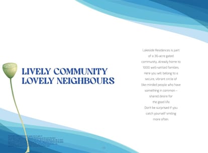 Shriram Lakeside Residences Brochure Image 10