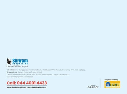 Shriram Lakeside Residences Brochure Image 48