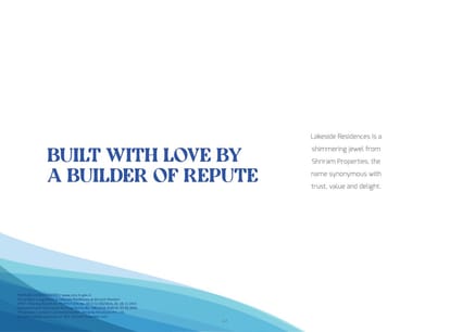 Shriram Lakeside Residences Brochure Image 42