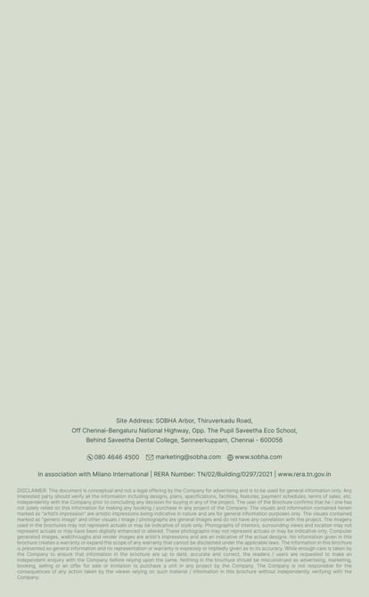 Sobha Arbor Brochure Image 18