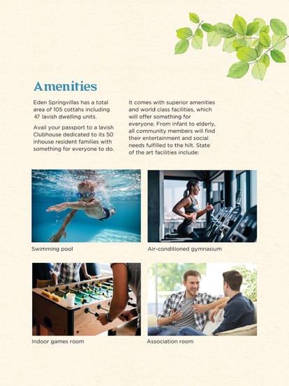 Eden Spring Villas Brochure Image 15