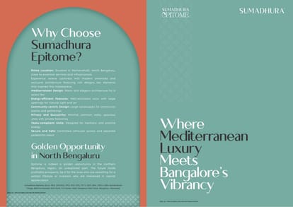 Sumadhura Epitome Brochure Image 1