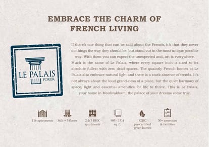 Lifestyle Le Palais Brochure Image 4