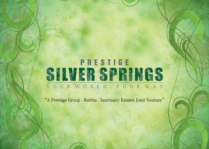 Prestige Silver Springs Brochure Image 1