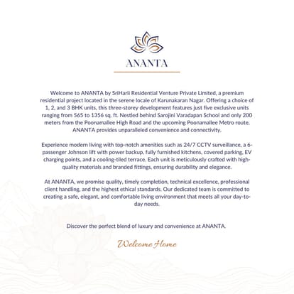 SriHarii Ananta Brochure Image 4