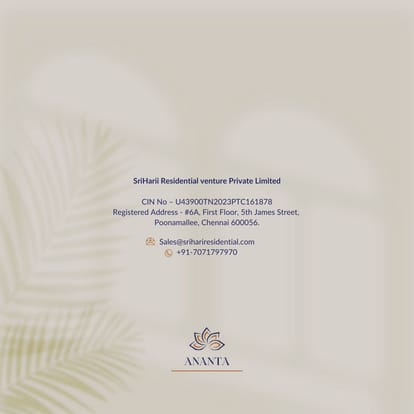 SriHarii Ananta Brochure Image 20