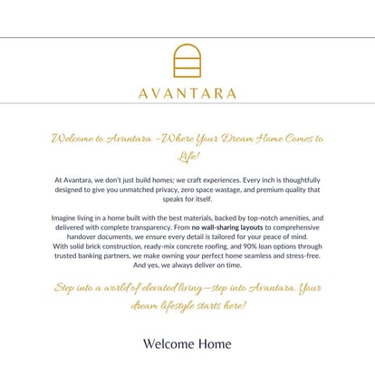 SriHarii Avantara Brochure Image 4