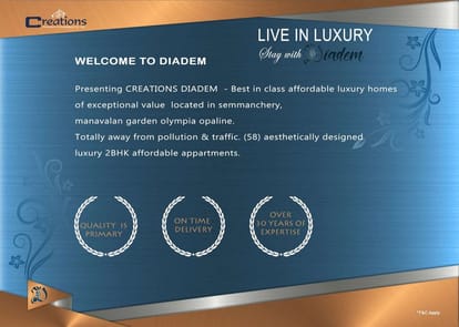 Creations Diadem Brochure Image 2
