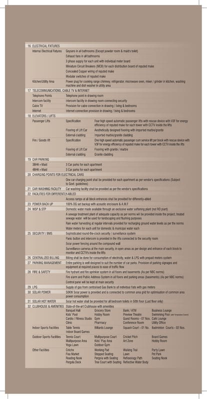 Aparna Sarovar Towers Brochure Image 31