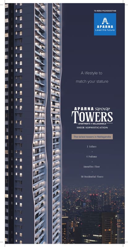 Aparna Sarovar Towers Brochure Image 1