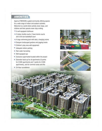 Aparna Cyberon Brochure Image 3