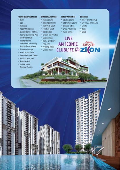 Aparna Sarovar Zicon Brochure Image 4