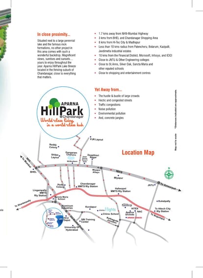 Aparna Hill Park Lake Breeze Brochure Image 7