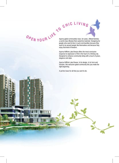 Aparna Hill Park Lake Breeze Brochure Image 5