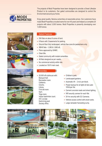Modi Gulmohar Residency Brochure Image 2
