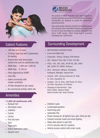 Modi Mayflower Platinum Brochure Image 2