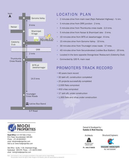 Modi Bloomdale Villa Brochure Image 5