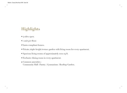 Belani Savoy Brochure Image 8