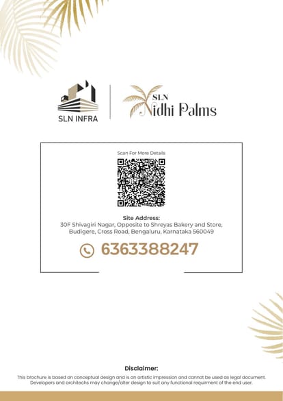 SLN Nidhi Palms Brochure Image 13