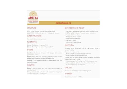 Aditya Capitol Heights Brochure Image 4