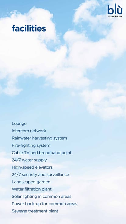 Siddha Sky Blu Brochure Image 19