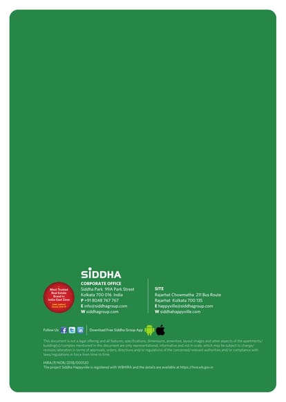 Siddha Happyville Brochure Image 80