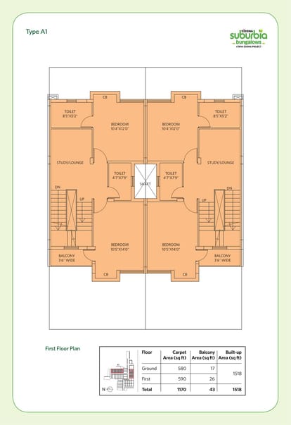 Siddha Suburbia Bungalow Brochure Image 14