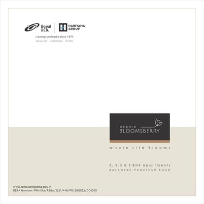 Goyal Orchid Bloomsberry Brochure Image 1