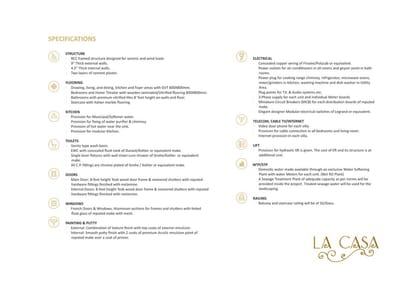 Elegant La Casa Brochure Image 47