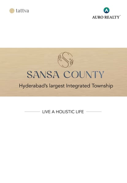 Aurobindo Sansa County Brochure Image 1