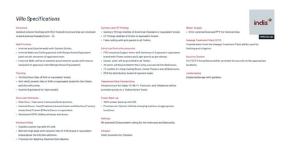Indis Myra Villa Brochure Image 13