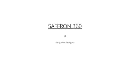 Trishala Saffron 360 Brochure Image 1