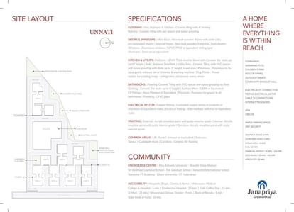 Janapriya Unnati Brochure Image 2