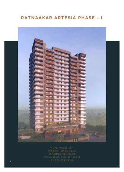 Ratnaakar Artesia Phase 1 Brochure Image 1