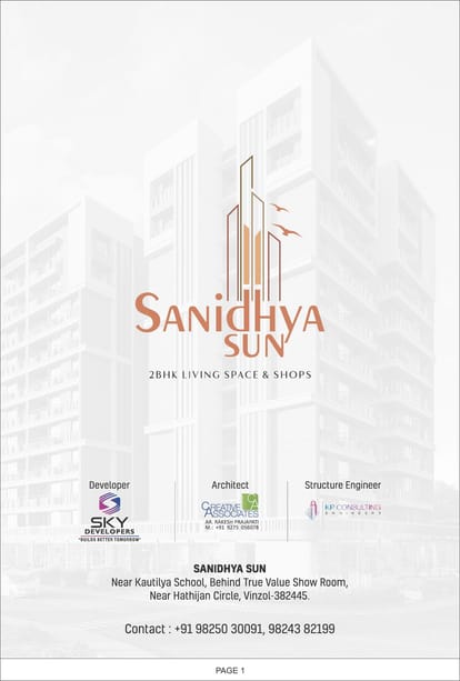 Sanidhya Sun Brochure Image 1