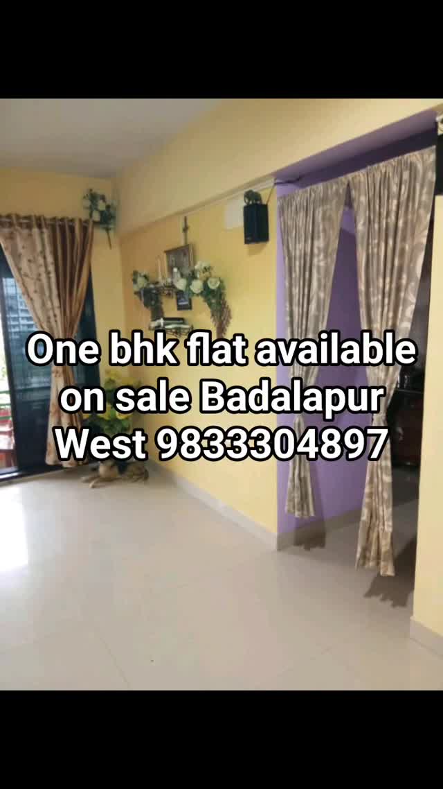 One bhk Badalapur West opposite Demart