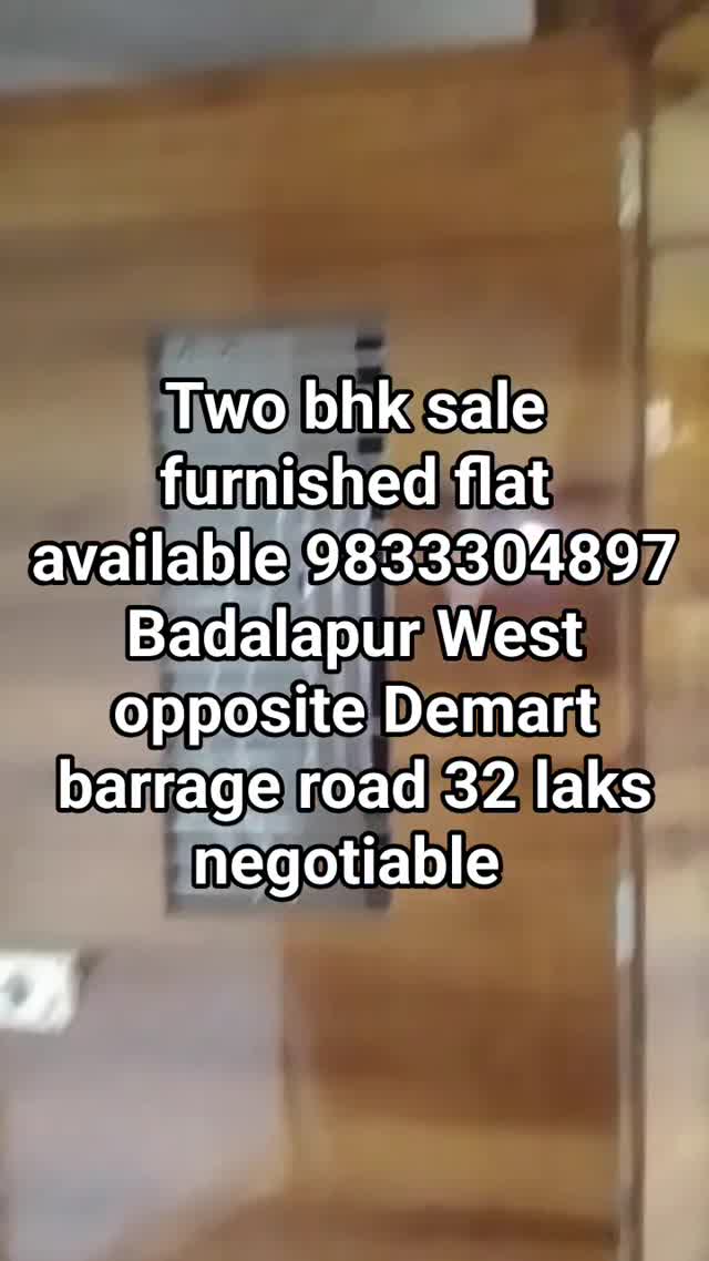 Two bhk sale Badalapur West